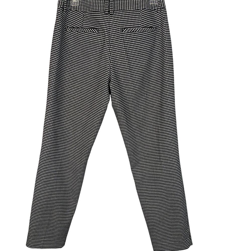 Express Black & White Patterned Editor Pants - image 6